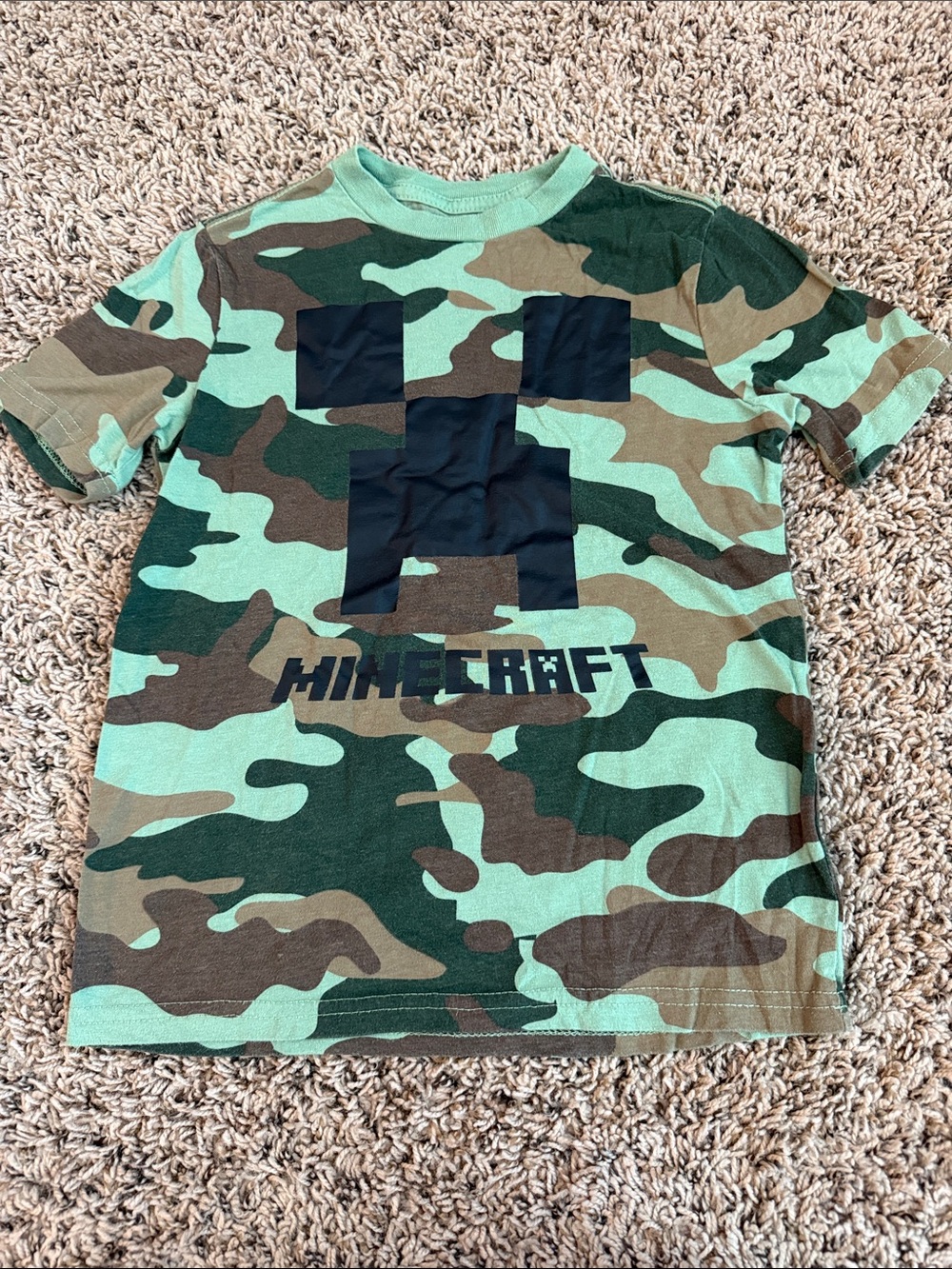 Kids' Short Sleeve Camo Tee - Green